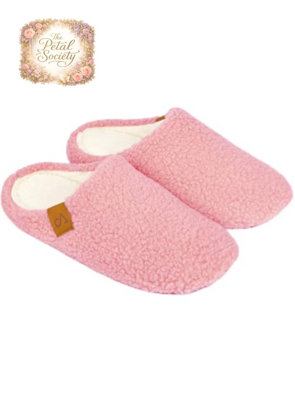 Fuzzy Sherpa Memory Foam House Slippers Fleece Lined Non Slip Indoor Shoes